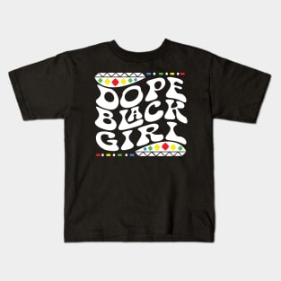 Dope Black Girl b Shirt Kids T-Shirt